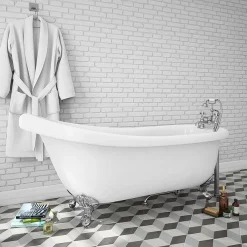 Victorian Plumbing Oxford 1710 Roll Top Slipper Bath -Deals Accessory Ranges Store traf1710b large