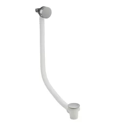 Crosswater 3ONE6 Stainless Steel Bath Filler With Click Clack Waste