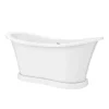 Trafalgar 1685 X 745 Double Ended Slipper Roll Top Bath