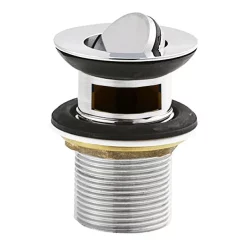 Hudson Reed Slotted Flip Top Basin Waste - Chrome