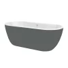 Victorian Plumbing Verona Grey Freestanding Modern Bath