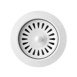 Venice Matt White Basket Strainer Kitchen Sink Waste -Deals Accessory Ranges Store vnkbs301