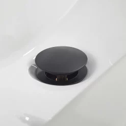 Bristan Black Round Basin Clicker Waste -Deals Accessory Ranges Store wbasin04blk d2