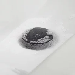 Bristan Black Round Basin Clicker Waste