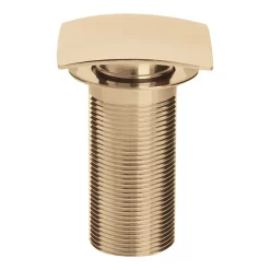 Bristan Square Unslotted Clicker Basin Waste - Gold