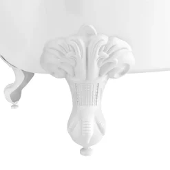 Victorian Plumbing Duke 1795 Traditional Roll Top Bath + White Leg Set -Deals Accessory Ranges Store whtduke1795b d1