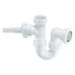 McAlpine Plumbing Product McAlpine Sink Trap With Horizontal Domestic Appliance Nozzle